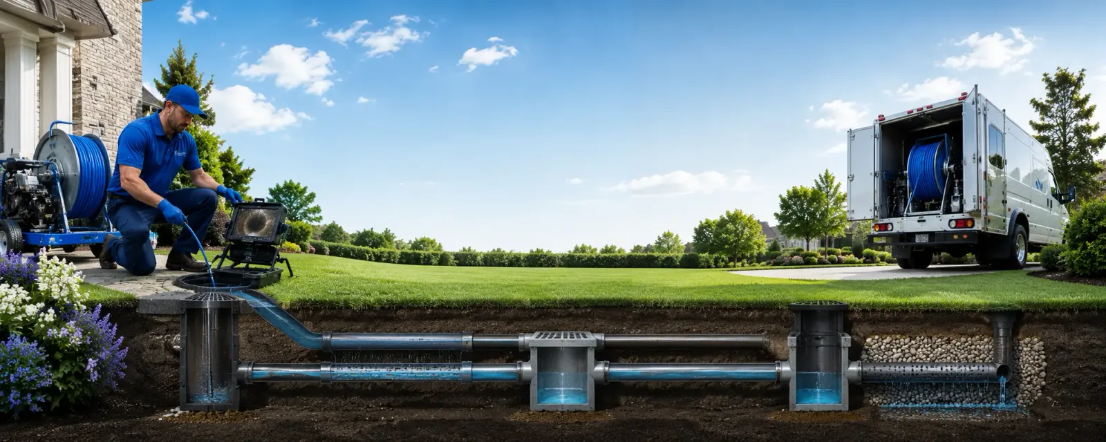Outdoor drain cleaning information for Poteet, TX